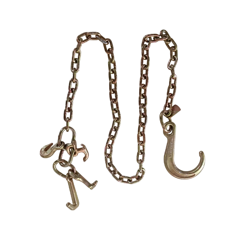 How can the connection structure design of the trailer chain ensure its robustness and reliability?