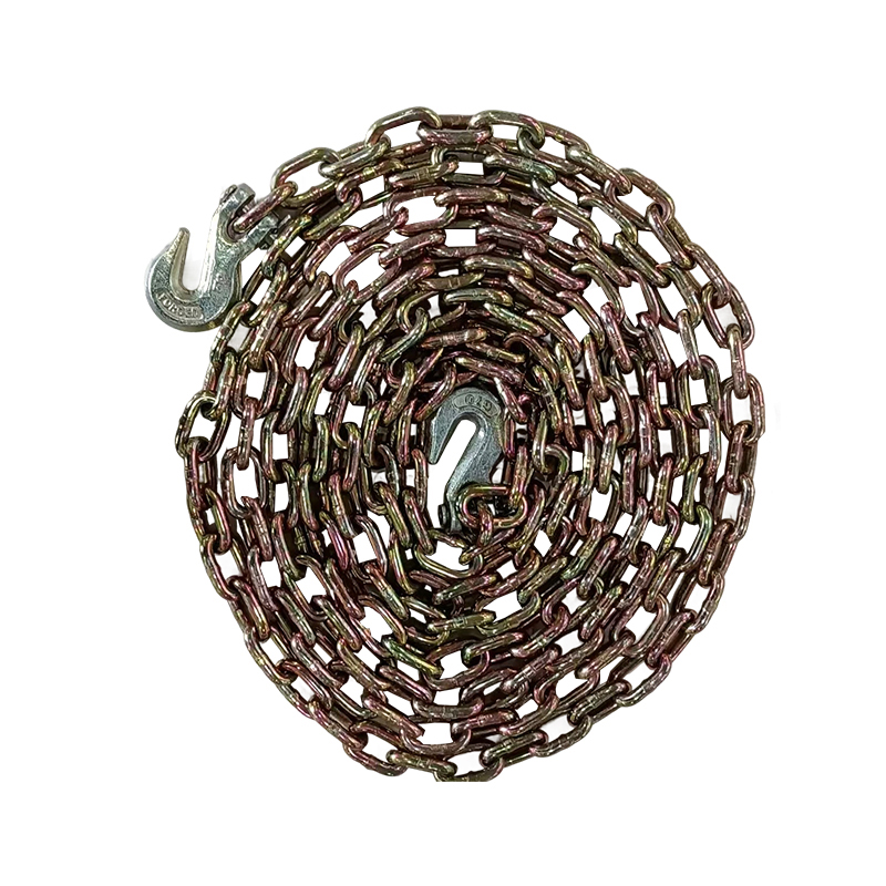 How does the bundling chain safeguard safety and reliability in logistics and transportation with its metallic toughness?